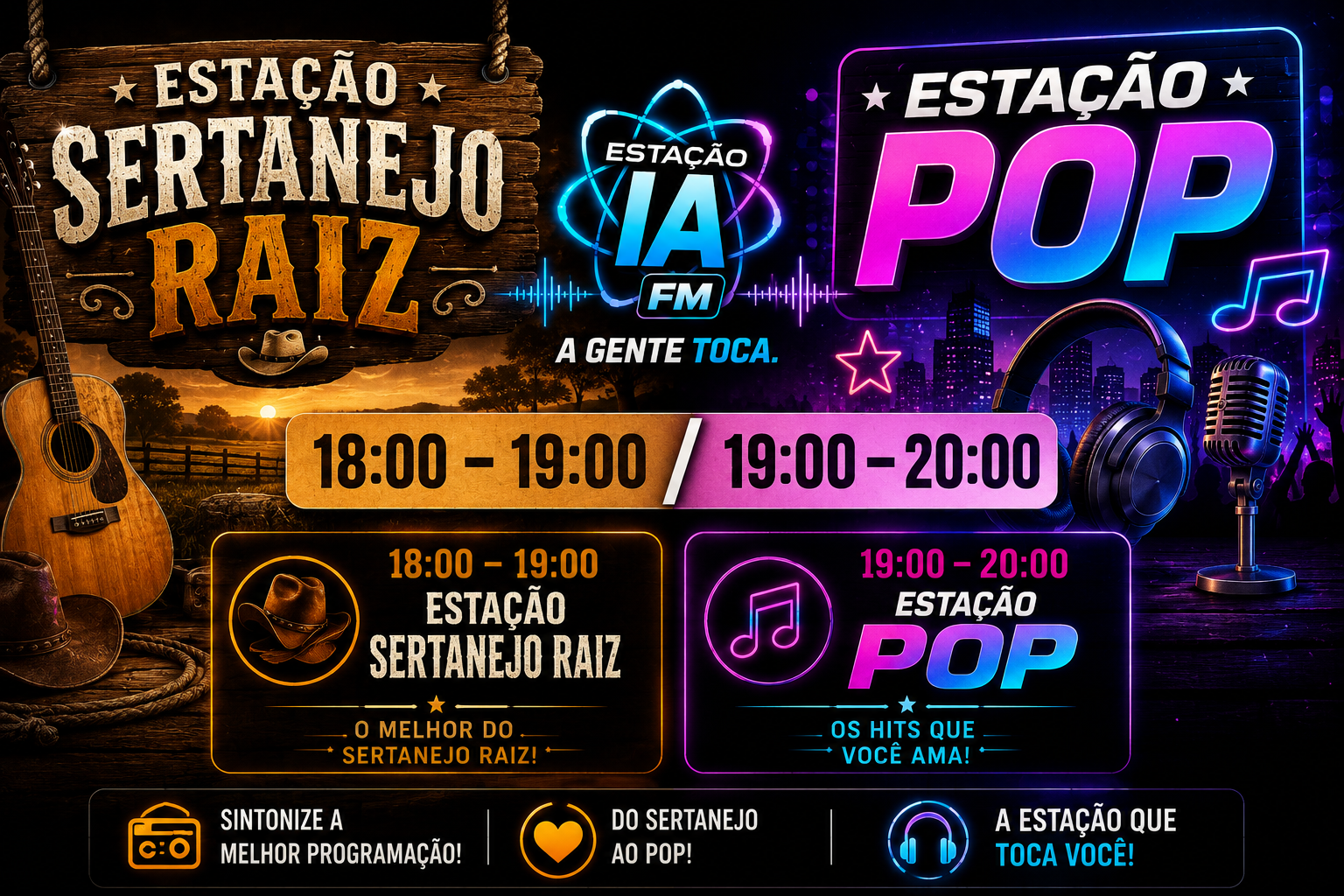 Estação Sertanejo Raiz / Estação POP